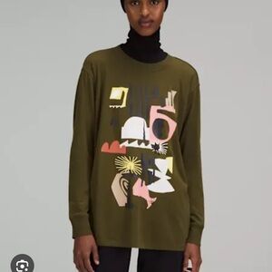 lululemon athletica Olive Long Sleeve Toronto Top for the last Summer Olympics